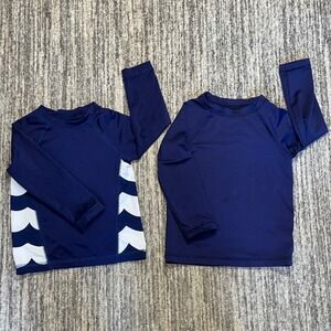 Cat & Jack Rash Guard Swim Shirt‎ UPF 50+ Sun Protection Bundle 18M 2T